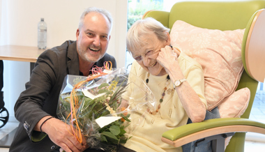 Zufriedenheit und Humor im langen Leben: Elsbeth Schlegel feierte am Dienstag den 100. Geburtstag
