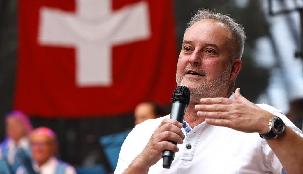 In seiner 1.-August-Rede in Buchs erinnerte Stadtpräsident Rolf Pfeiffer daran, Heimatgefühle zu zeigen.