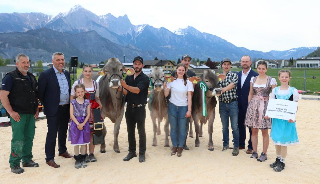 Felix Schneider (Schwendi) holt sich den BS-Championtitel vor Flurin Bärtsch (Furna) und Mathias Bärtsch (Sargans).