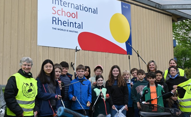 Gemeinsam wurde in der Stadt kiloweise Abfall gesammelt