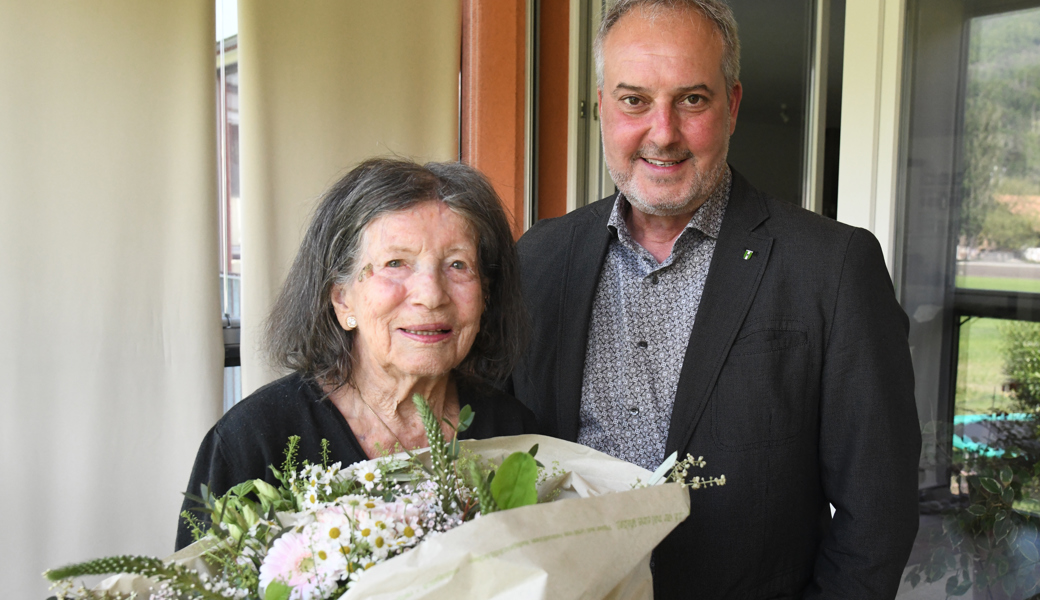 Bei bester Gesundheit: Mathilde Lüpold feiert 104. Geburtstag
