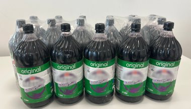 Als Sirup getarnt: Zoll stellt 18 PET-Flaschen mit Codein sicher