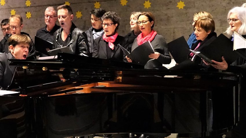Mit Herzen und Freude: Der Chor «ConTigo». Mit Herzen und Freude: Der Chor «ConTigo».