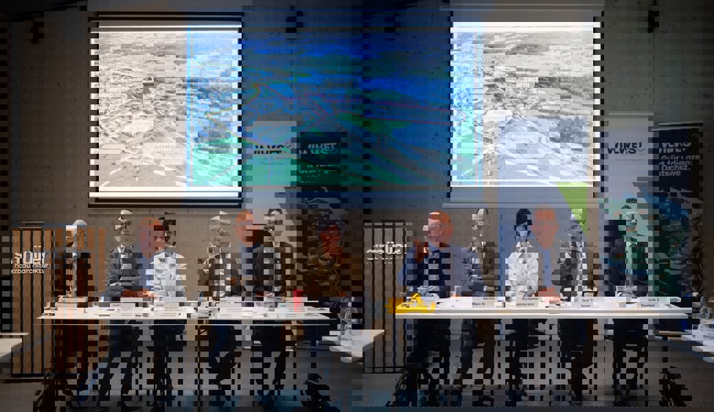 Kartoffeln oder Arbeitsplätze? Vier Regierungsräte werben für Wil West