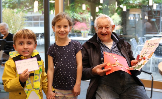 Bunte Grüsse von ISR-Kindern in der Vita Buchs