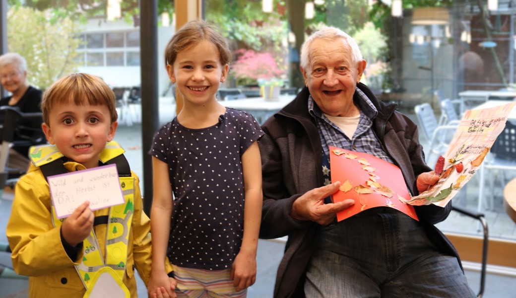 Bunte Grüsse von ISR-Kindern in der Vita Buchs Bunte Grüsse von ISR-Kindern in der Vita Buchs