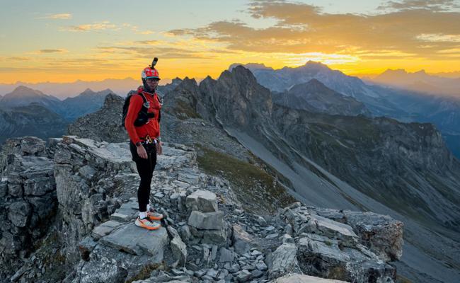 «Rund um Liechtenstein» gescheitert: Alpinist musste dehydriert aufgeben
