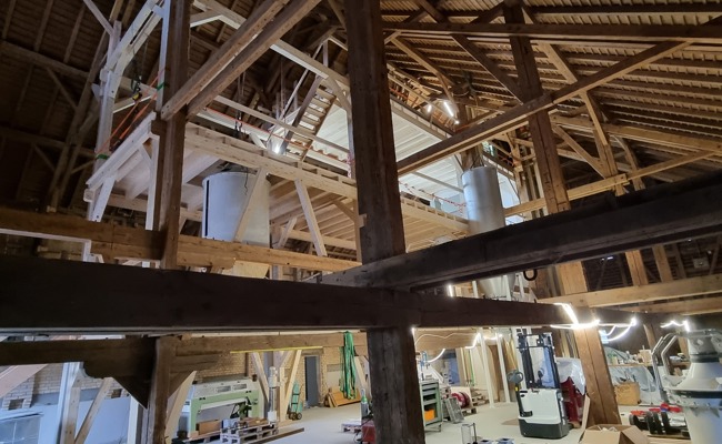 Ein alter Stall wird zur Alpsteinmühle