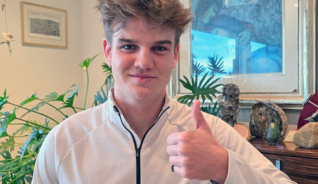 Mit Zuversicht das Ziel B-Kader in Angriff nehmen: Der Gamser Skirennfahrer Lenny Sinnesberger hat zwei Verletzungsphasen überstanden und will noch vor Weihnachten Rennen fahren.