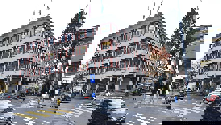  Das Rathaus: Von hier aus wird Buchs derzeit «regiert». 