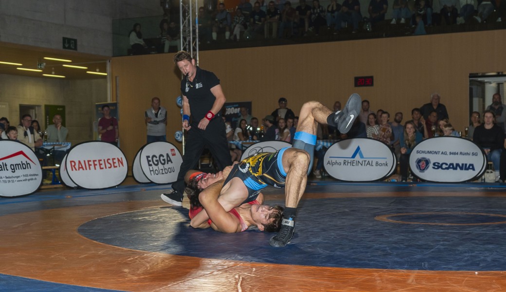 RCOG-Captain Maurus Zogg (rot) gewann in dieser Saison alle neun Kämpfe.