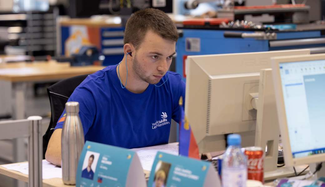 Konzentriert und mit dem Ziel vor Augen, das bestmögliche Resultat zu erzielen: Silas Messmer.