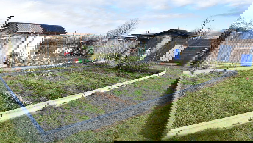  Kleinpflanzerparzellen im Norden von Buchs.