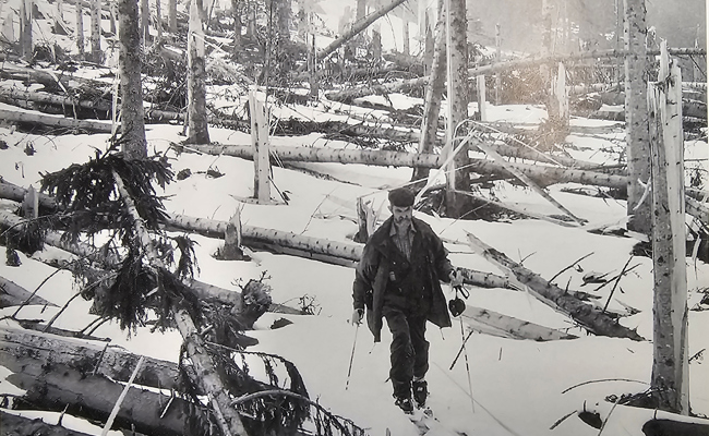 Als Lawinen vom Alpstein nach Sax und Gams donnerten