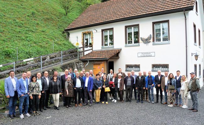 Aktive und ehemalige Gemeindepräsidenten trafen sich zum Austausch