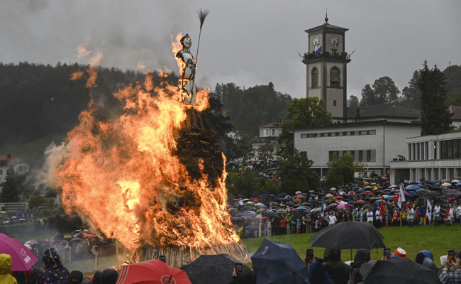 Eigensinniger Appenzeller: Böögg explodiert nach 31 Minuten und 28 Sekunden