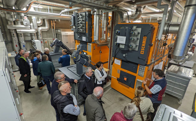 Sessionshöck der Werdenberger FDP und Besichtigung des Gamser Wärmeverbunds