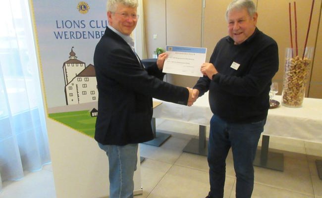 Lions Club Werdenberg unterstützt Verein Tixi Sarganserland-Werdenberg