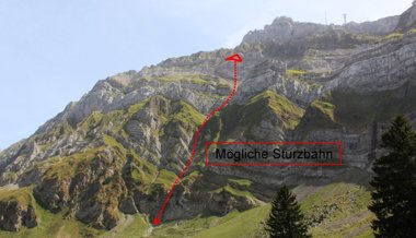 Instabiler Fels: Auf der Schwägalp besteht erhöhte Steinschlaggefahr