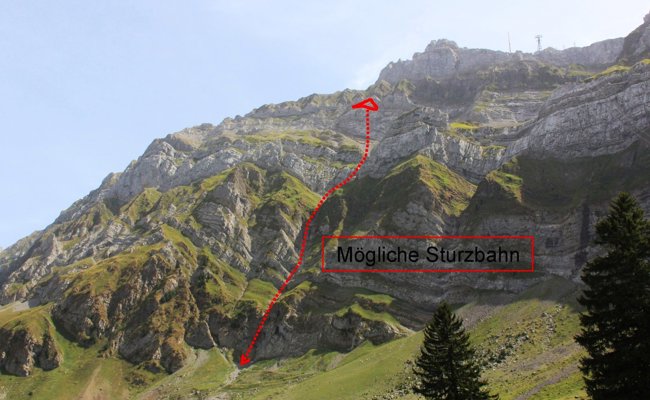 Instabiler Fels: Auf der Schwägalp besteht erhöhte Steinschlaggefahr
