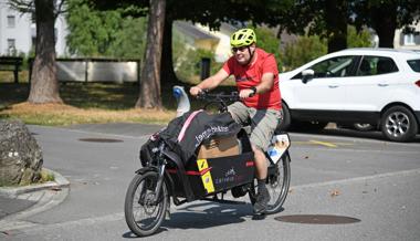 Ein Kofferraum auf zwei Rädern: Wir testen das E-Cargobike in Buchs