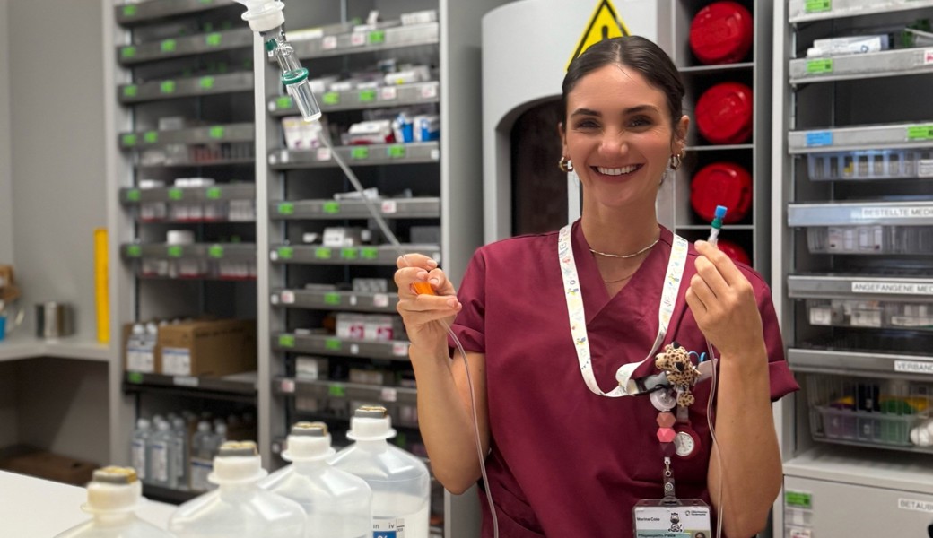 Für Marina Coto ist die Arbeit als Pflegefachperson auf der Kinderonkologie des Ostschweizer Kinderspitals der schönste Beruf.