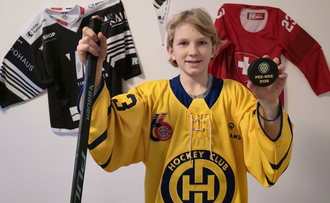 In den Fussstapfen des Vaters auf kanadischem Eis