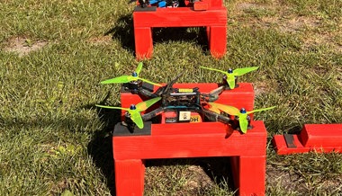 Die Drohnen sind startklar.