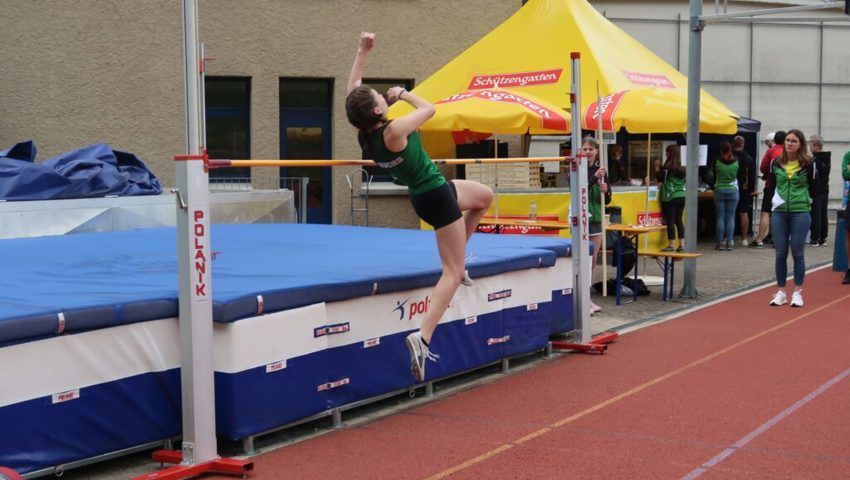  Carla Leeser sicherte sich im Hochsprung den 1. Rang (10.00) und im Sprint den 3. Rang (8.85). 