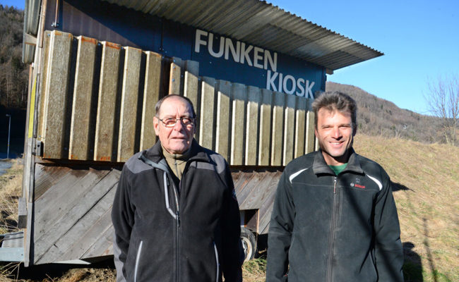 Stefan Giger ist der neue Funkenchef  in Plattis - er und der Funken sind bereit