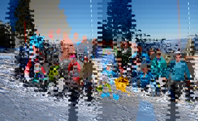 Die Buchser Pontoniere waren für einmal auf Schnee statt im Wasser unterwegs