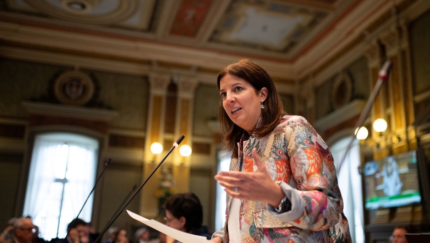 Die St.Galler Regierungsrätin Laura Bucher (SP), Vorsteherin des Departements des Innern. 