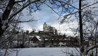 Schön, aber vergänglich: Werdenbergersee im Winterkleid