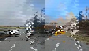 A13 zwischen Oberriet und Kriessern: Automobilist fuhr in eine Putzmaschine