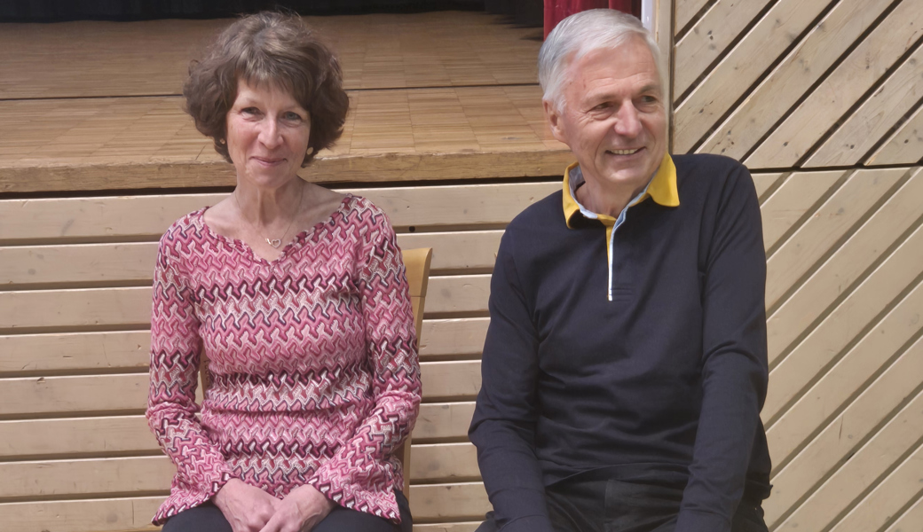 Wurden für ihren grossen Einsatz zugunsten der Ortsgemeinde Buchs geehrt: Helen Gubser und Werner Schwendener.
