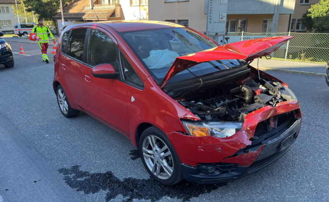 Unaufmerksamkeit im Kolonnenverkehr: Auffahrunfall auf der Churerstrasse