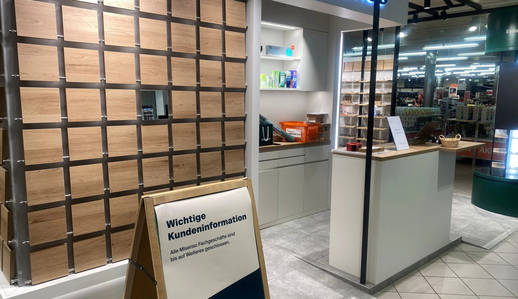 Die Misenso-Ecke in der Migros bleibt ab dem Freitag, dem 10. Juli, geschlossen. 