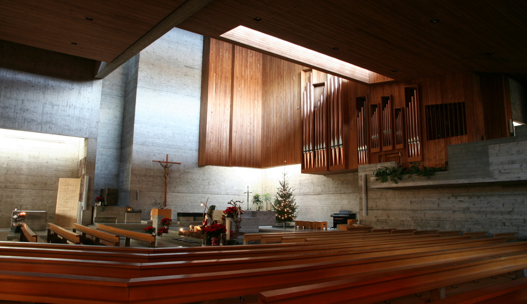 Die katholische Kirche in Buchs. 