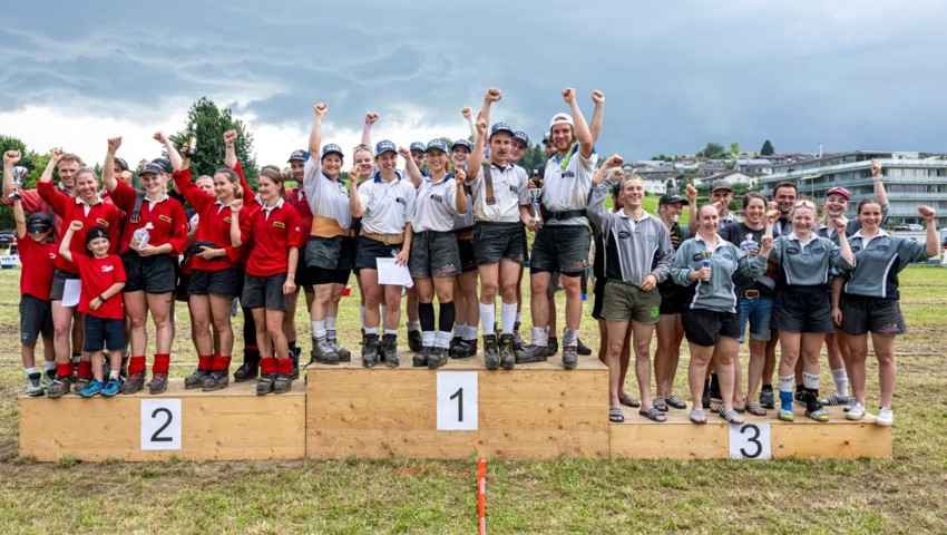 Platz drei für das Mixed-Team des Seilziehclubs Sevelen. Platz drei für das Mixed-Team des Seilziehclubs Sevelen.