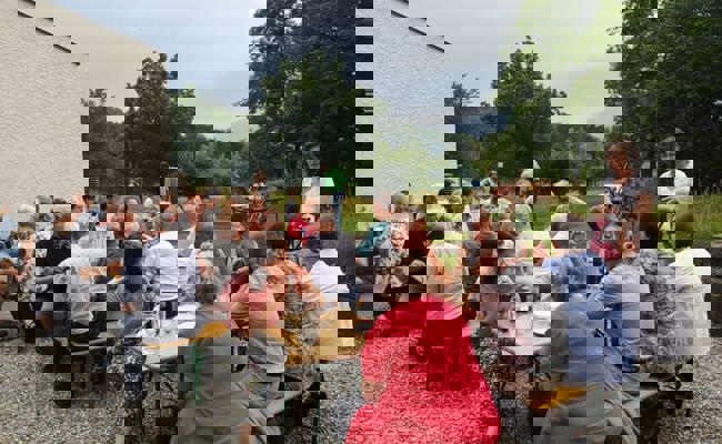 Fest zur Erinnerung an die Grundsteinlegung der Antoniuskirche im Jahr 1972