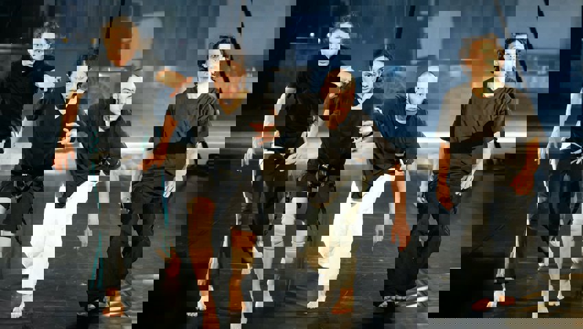 Die vier Protagonisten: Nadika Mohn, Anna Zurkichen, Matthis Paupert und Mikhail Monnin.