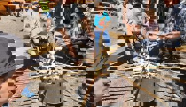 Die Seilziehfreunde genossen einen Grilltag bei angenehm warmen Sommertemperaturen