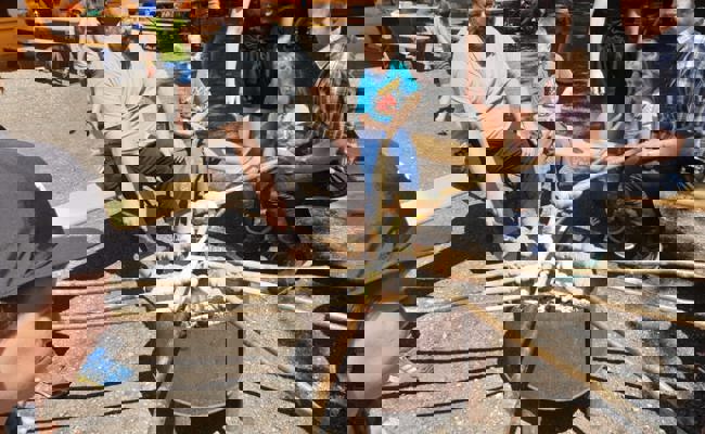 Die Seilziehfreunde genossen einen Grilltag bei angenehm warmen Sommertemperaturen