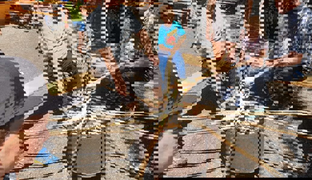  Knusprig gebackenes Schlangenbrot durfte beim Familiengrilltag des Seilziehclubs nicht fehlen. 