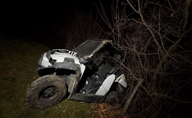 Fahrunfähige Lenkerin baut einen Totalschaden