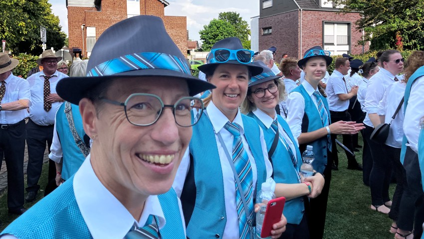 Gute Laune bei der MG Sevelen.