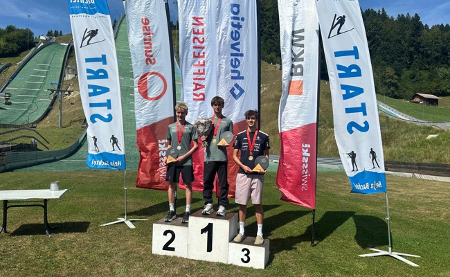 Der Toggenburger Lars Künzle ist der drittbeste Skisprung-Junior der Schweiz