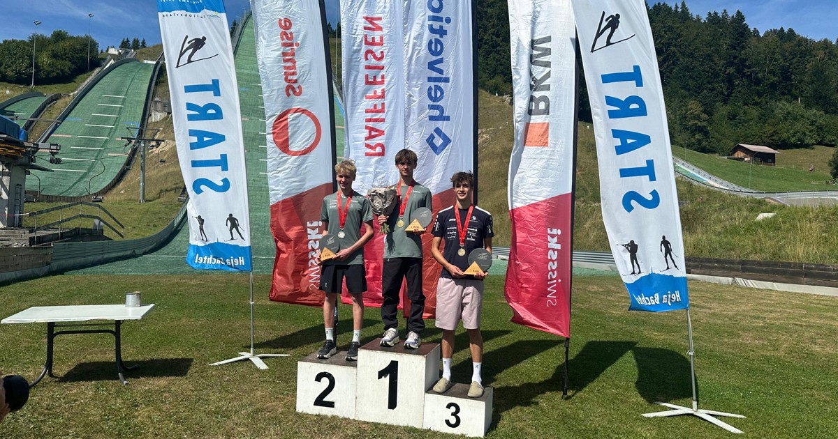 Der Toggenburger Lars Künzle ist der drittbeste Skisprung-Junior der ...