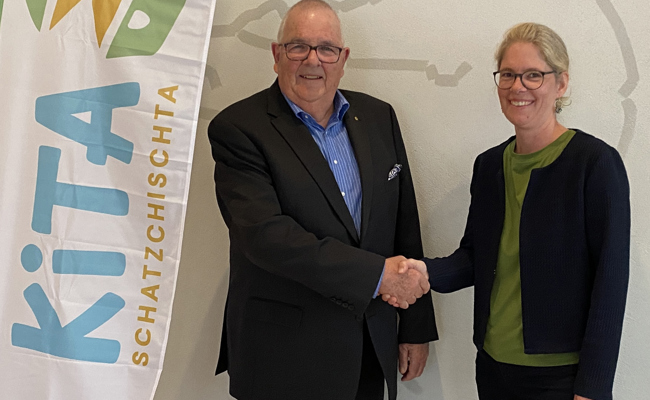 Rücktritt nach 30 Jahren: Der Präsident übergibt an Katrin Albrecht