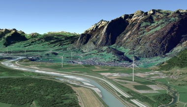 Die Axpo verfolgt ihr Windkraft-Projekt nicht weiter